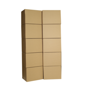 10 small moving boxes