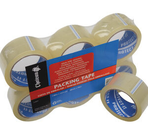 6 Packing Tape Rolls 2″ x 55 Yards