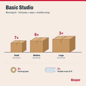 Basic Studio Moving Kit